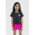 thumbnail image 2 of Barbie Crop Top T-Shirt and Shorts Outfit Set Toddler to Big Kid, 2 of 5