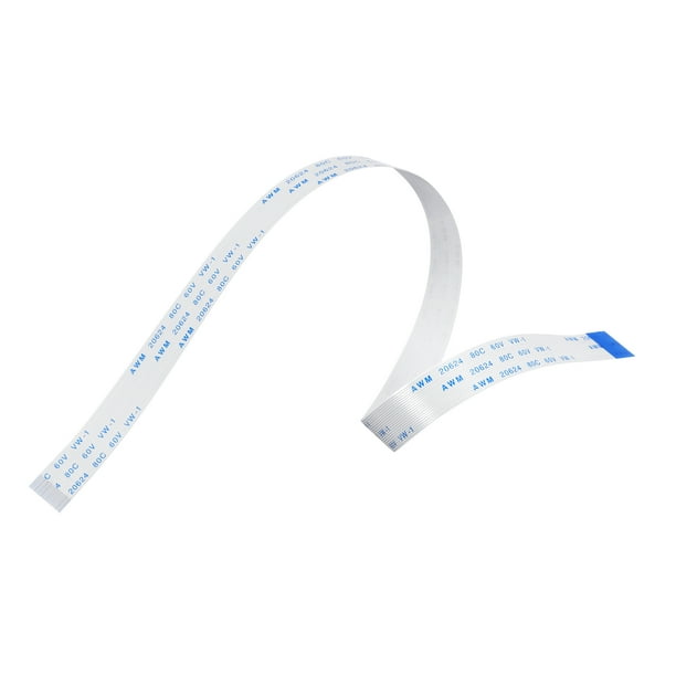 Uxcell FFC Ribbon Flat Flexible Cable 20 Pin 0.5mm 300mm (B Type) for