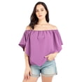 thumbnail image 1 of Blusa de hombros descubiertos, 1 of 5