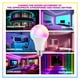 thumbnail image 5 of Bombilla que cambia de color con control remoto, bombilla LED multicolor regulable E27 de 9W, función de memoria, bombillas RGB de color (paquete de 2), 5 of 5
