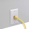 thumbnail image 3 of 4X Salida de Placa Pared Ethernet Cat6 1 Puerto RJ45 Red Hembra una Acoplador Enchufe y, 3 of 5