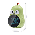 thumbnail image 7 of Alarm Clock for Kids Cute Pear Design, Snooze, Triple Alarms, 5 Ringtones- Digital Wake Up Clock Rechargeable Pink, 7 of 7