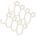 thumbnail image 2 of 60Pcs Hooks Useful Durable Star Shape Hooks for Xmas Home Room, 2 of 6