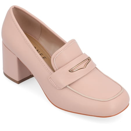 

Journee Collection Womens Liyla Tru Comfort Foam Low Heel Square Toe Pumps