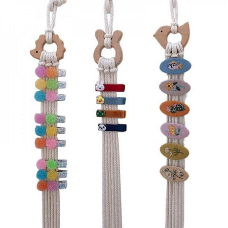 

Clearance Sale Home Storage Pendant for Hairpin Barrettes Wall Hanging Ornaments Pictures Clip Holder Cotton Thread Pendant Home Decoration Props