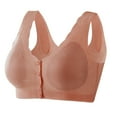thumbnail image 3 of AnuYalue Women Plus Size Bras Front Closure No Underwire Bralette Push Up Wireless Brassiere Full Coverage Underwear, 3 of 6