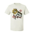 thumbnail image 2 of Wild Bobby Worship While You Wait Sunflower Pink and Yellow Inspirational/Christian Men Tee, White, 3X-Large, 2 of 6