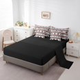 thumbnail image 3 of Baseball Bed in a Bag King Size Comforter Set 7 Pieces,Indian Tribe Arrow Aztec Bedding Set Western Geometric Sheet Set with Comforter,Softball Sports Ball Game Bed Set, 3 of 5
