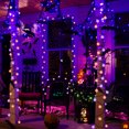 thumbnail image 7 of Toodour Solar Halloween Lights Outdoor 35.6ft 60 LED Globe Orange & Purple String Lights with 8 Modes, Waterproof Halloween String Lights for Patio Garden Lawn Gazebo Yard Porch Halloween Decorations, 7 of 7