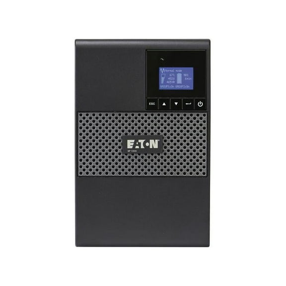 Eaton 5P Tower UPS - 1000 VA/770 W - 132 V AC - 5 Minute - Tower - 5 Minute