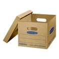 thumbnail image 1 of Bankers Box SmoothMove Classic Moving Boxes, Tape-Free Assembly, Easy Carry Handles, Small, 15 x 12 x 10 Inches, 20 Pack (7714210) (FEL7714210), 1 of 6