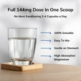 thumbnail image 3 of Magnesium L-Threonate Powder 2000mg - High Absorption Magnesium Supplement, 144mg Elemental Magnesium Powder, Full Dose In One Scoop, Zero Fillers, Made in Canada, 40 Servings, 3 of 8