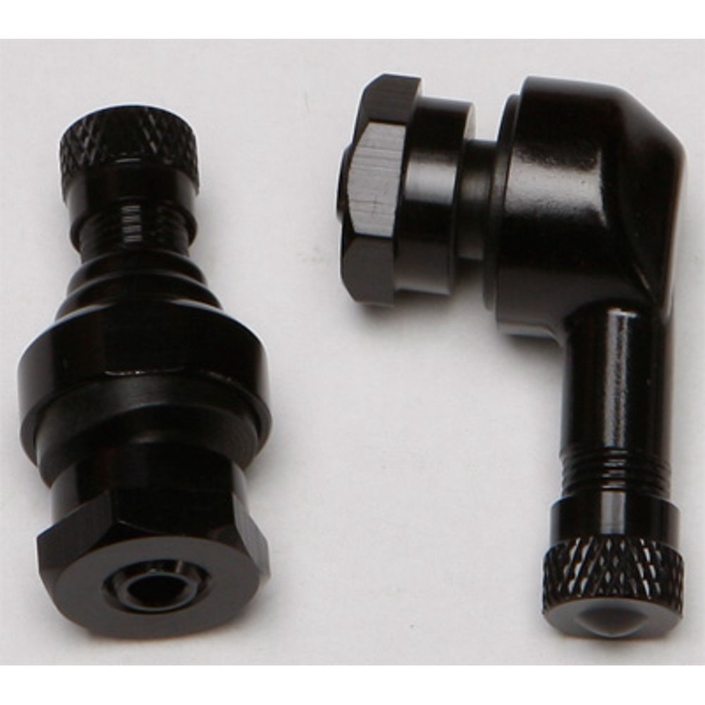 COMP. WERKES Billet Aluminum Valve Stems 8.3MM Black 90/Straight MPH42071BK