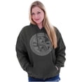 thumbnail image 3 of Dragon Yin Yang Style Symbol Balance Hoodie Sweatshirt Women Men Brisco Brands 2X, 3 of 6