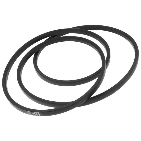 Replacement Lawn Mower Belt Durable Rubber Drive Belt for Mower Black Easy Installation Versatile