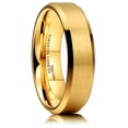 thumbnail image 1 of Alianza de boda King Will GLORY, 6 mm, carburo de tungsteno, oro de 24 quilates, 1 of 7