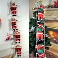 thumbnail image 4 of Santa Claus Climbing Ladder Decoration Christmas Super Climbing Santa Plush Doll Toy Hanging Ornament Tree Indoor Outdoor Holiday Party Home Door Wall Decoration, 4 of 4