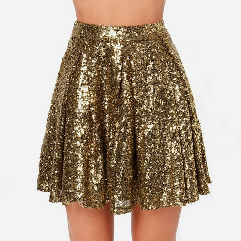 Gold sequin skirt 8x10 online