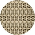 thumbnail image 1 of Ahgly Company Tapis Rond Lavable en Machine Intérieur Transitionnel Rouge Brun, 3 Pieds Rond, 1 of 7