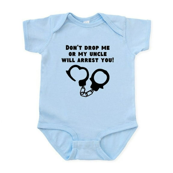 CafePress - My Uncle Will Arrest You Body Suit - Baby Light Bodysuit, Size Newborn - 24 Months