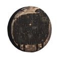 thumbnail image 1 of Fotbe Starry Night Black Sheep Funda de Llanta de Repuesto con Estampado, Engrosada, Ajuste Universal para Jeep, Remolque, RV, SUV, Camión-16 inch, 1 of 6
