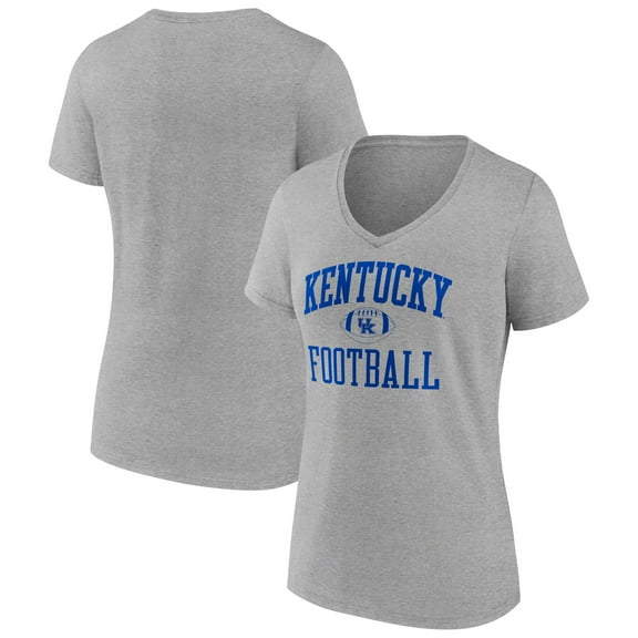 Women's Gray Kentucky Wildcats First Sprint Team V-Neck T-Shirt
