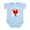 Sky Blue, variant on CafePress - Jesus Loves Me Infant Creeper - Baby Light Bodysuit, Size Newborn - 24 Months