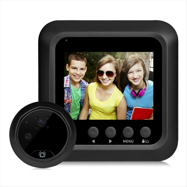 Door Viewer Security Camera, Intelligent Doorbell, 2.4 Inch LCD Screen, Digital Door Surveillance Camera