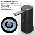 thumbnail image 2 of Water Dispensers Foldable Water Bottle Pump Automatic Dispenser Pump Touch Control Portable Electric Water Dispenser,A, 2 of 5