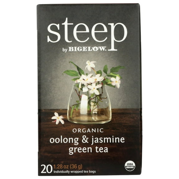 Steep By Bigelow Organic Oolong And Jasmine Green Tea , 20 Bags