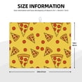 thumbnail image 3 of Dish Drying Mat, Cute Pizza Red Food Absorbent Microfiber Kitchen Mat, Heat Resistant Drying Mat Kitchen Counter for Dishes, Utensils, Pots, Pans, Drainer Mats 18x24in, 3 of 7