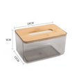 thumbnail image 2 of MesaSe Living Room Bedroom Roll Tissue Box Multi Use Tissue Container Box for Automotives Bars Office, 2 of 2