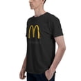 thumbnail image 5 of Mcdonald'S Logo Men'S Basic Short Sleeve T-Shirt Fashionable Black Small, 5 of 8