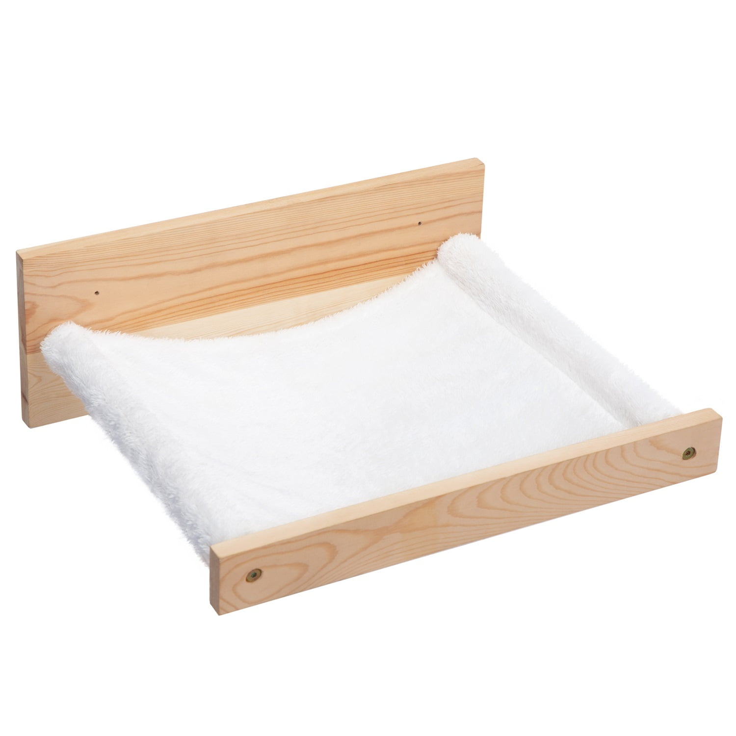 Pefilos 16" Cat Hammock for Wall Mounted, Cat Shelves and Perches for Wall, Cat Wall Bed Furniture, Cat Shelf for Sleeping Cat Window Perch, Kitty Furniture Climbing, White Pefilos 16" Cat Hammock for Wall Mounted, Cat Shelves and Perches for Wall, Cat Wall Bed Furniture, Cat Shelf for Sleeping Cat Window Perch, Kitty Furniture Climbing, White