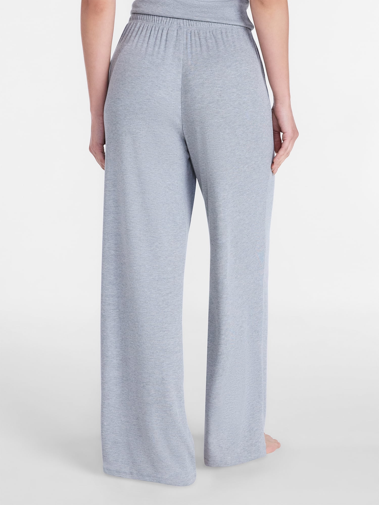 Joyspun Women’s Modal Blend Ribbed Sleep Pants, 29'' Inseam, Sizes XS-3X