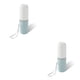 thumbnail image 4 of Matsuzay Estuche para cepillos de Contenedor de de Caja de almacenamiento a prueba de polvo diario Soporte para cepillos de con tapa para viajes azul y blanco 2Conjunto, 4 of 6