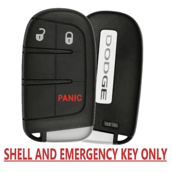 3B Replacement for Dodge 2014 - 2022 Models Smart Key Fob Shell Case M3N40821302