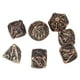 thumbnail image 5 of Dados de metal, 7 piezas, dados poliédricos con patrón de mancha de sangre de calavera, dados con patrón de calavera, tecnología de vanguardia, 5 of 14