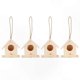 thumbnail image 1 of 4-Pack Wooden Bird Nests for Garden Decoration Hanging Breeding Boxes for Birds DIY Craft Project, 1 of 5