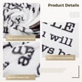 thumbnail image 5 of Father's Day Throw Blanket: Letter Printed Blanket Polyester Blanket Dad Gift, 5 of 5