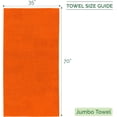 thumbnail image 3 of Elegant Comfort Three Line Popcorn Towel Set for Bathroom 35 x 70 inches, Premium Hotel Quality 1-PACK Jumbo Towels, 100% Turkish Cotton, Soft and Durable, Quick Dry and Highly Absorbent, Black, 3 of 7