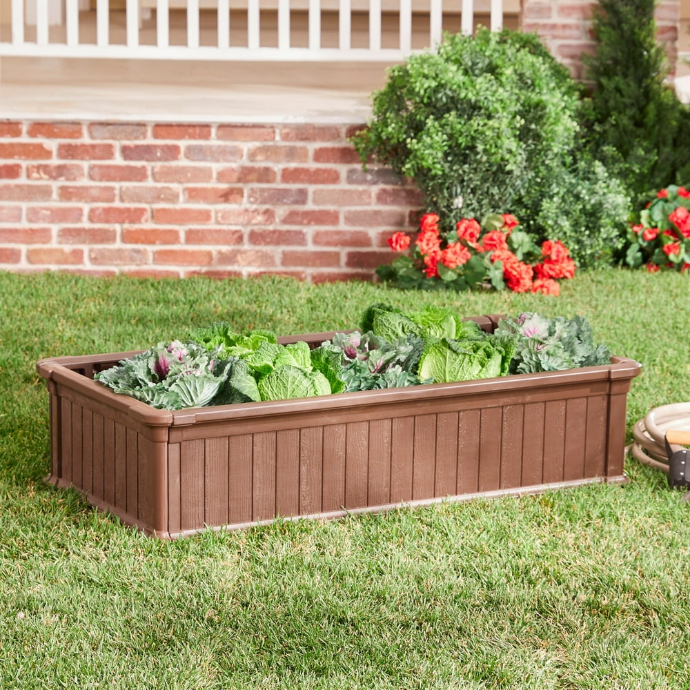 BrylaneHome 4' X 2' Raised Garden Bed