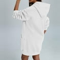 thumbnail image 6 of hotojiny Hoodies Sweatshirt Dress for Women Oversized Casual Pullover Long Sleeve Mini Dresses Cute Solid Trendy Clothes, 6 of 7