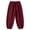 Red&&100, variant on CONROSES Girl'S Baggy Sweatpants Wide Leg Sweat Pants for Girls Trendy Solid Elastic Waist Drawstring Athletic Jogger Pants With Pockets