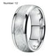 thumbnail image 3 of Qarigey Anillo de acero inoxidable, joyería de piedra, accesorio de adorno masculino de moda, regalo coleccionable de inserción festiva de boda Ropa, zapatos y accesorios Miscelánea Plateado 12# Qarigey AP015022-07, 3 of 6
