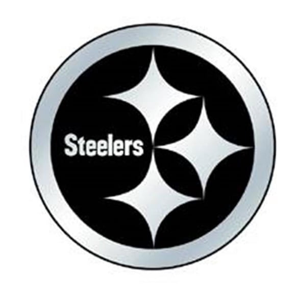 Pittsburgh Steelers Auto Emblème - Argent