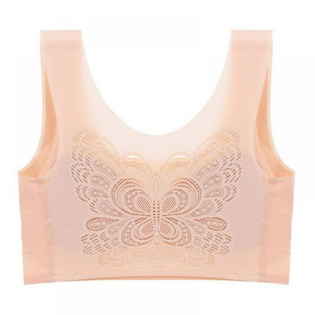 

Women s Thin 3D Daily Bra Breathable Hollow U-Shaped Breast Push Up Sports Bra Plus Size