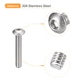 thumbnail image 4 of #8-32x1" Button Head Socket Cap Screws, 50 Pack 304 Stainless Steel Screws, 4 of 5