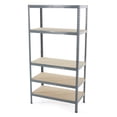 thumbnail image 5 of Trestles 36x72" 5 Adjustable Metal Shelve Garage Storage, 500 lb Capacity, 5 of 6