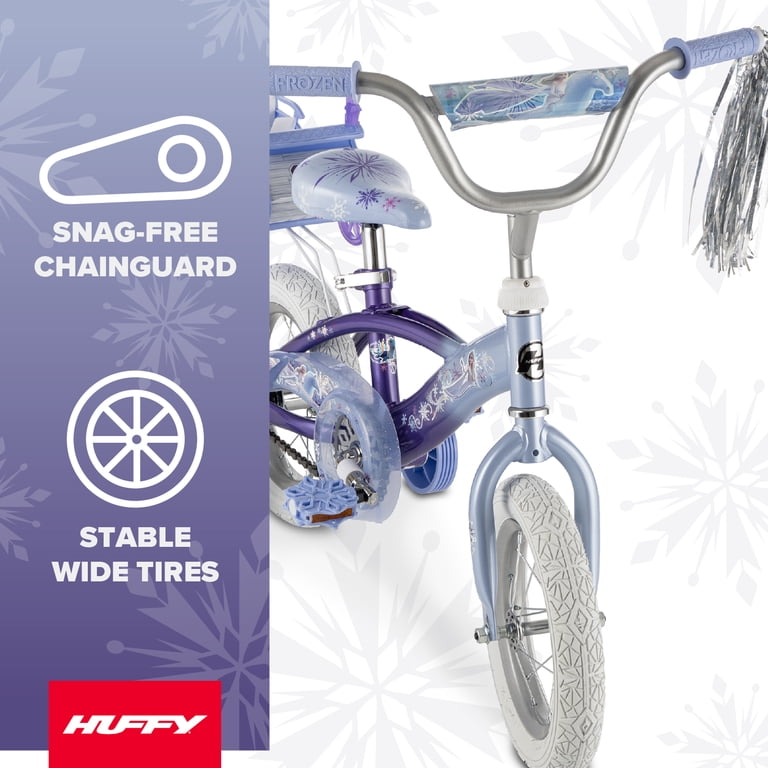Huffy Disney Frozen Kids Bicycle 12in. with Doll Carrier Sleigh